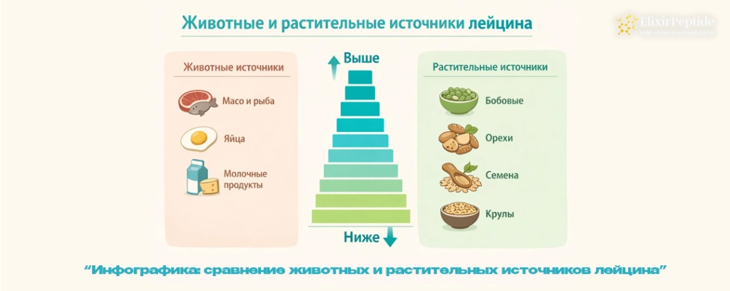 Инфографика- сравнение животных и растительных источников лейцина .jpg Инфографика- сравнение животных и растительных источников лейцина .jpg