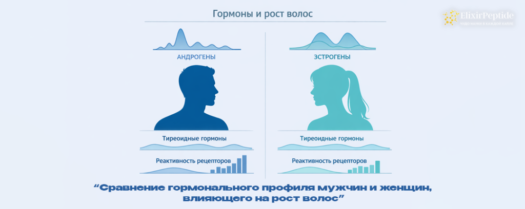 Сравнение гормонального профиля мужчин и женщин влияющего на рост волос.png