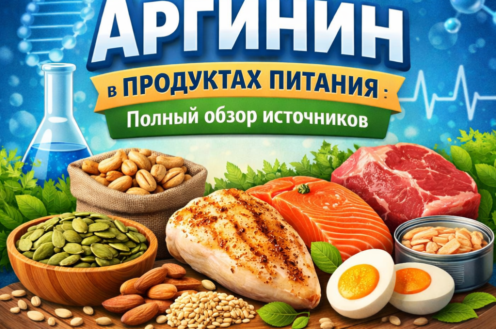 Аргинин в продуктах питания: полный обзор источников